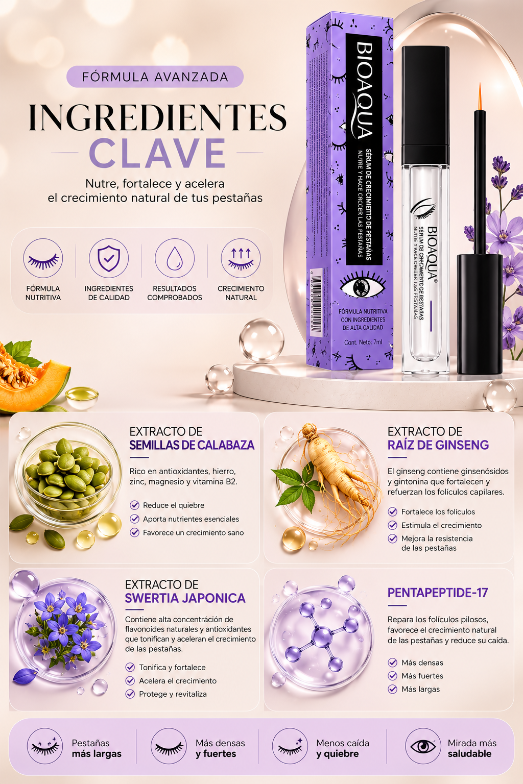 SERUM DE PESTAÑAS BIOAQUA