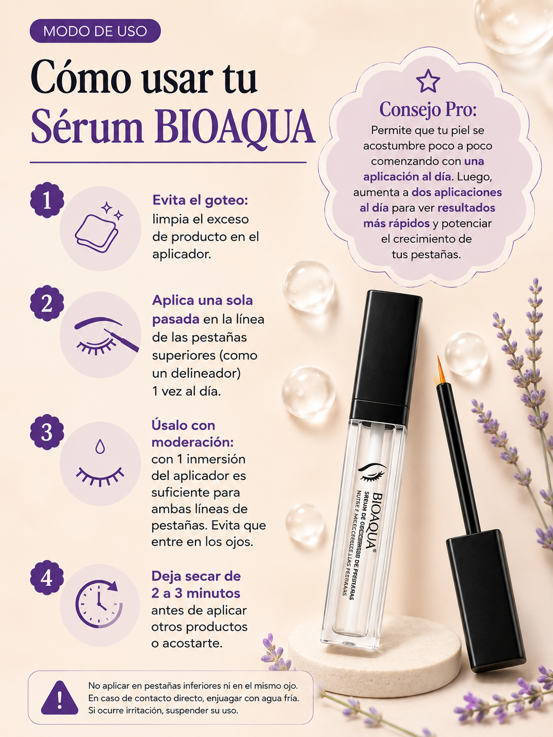 SERUM DE PESTAÑAS BIOAQUA