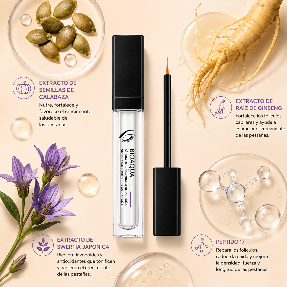SERUM DE PESTAÑAS BIOAQUA